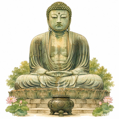 12. 大仏（だいぶつ）— Patung Buddha Besar.png