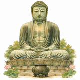 12. 大仏（だいぶつ）— Patung Buddha Besar