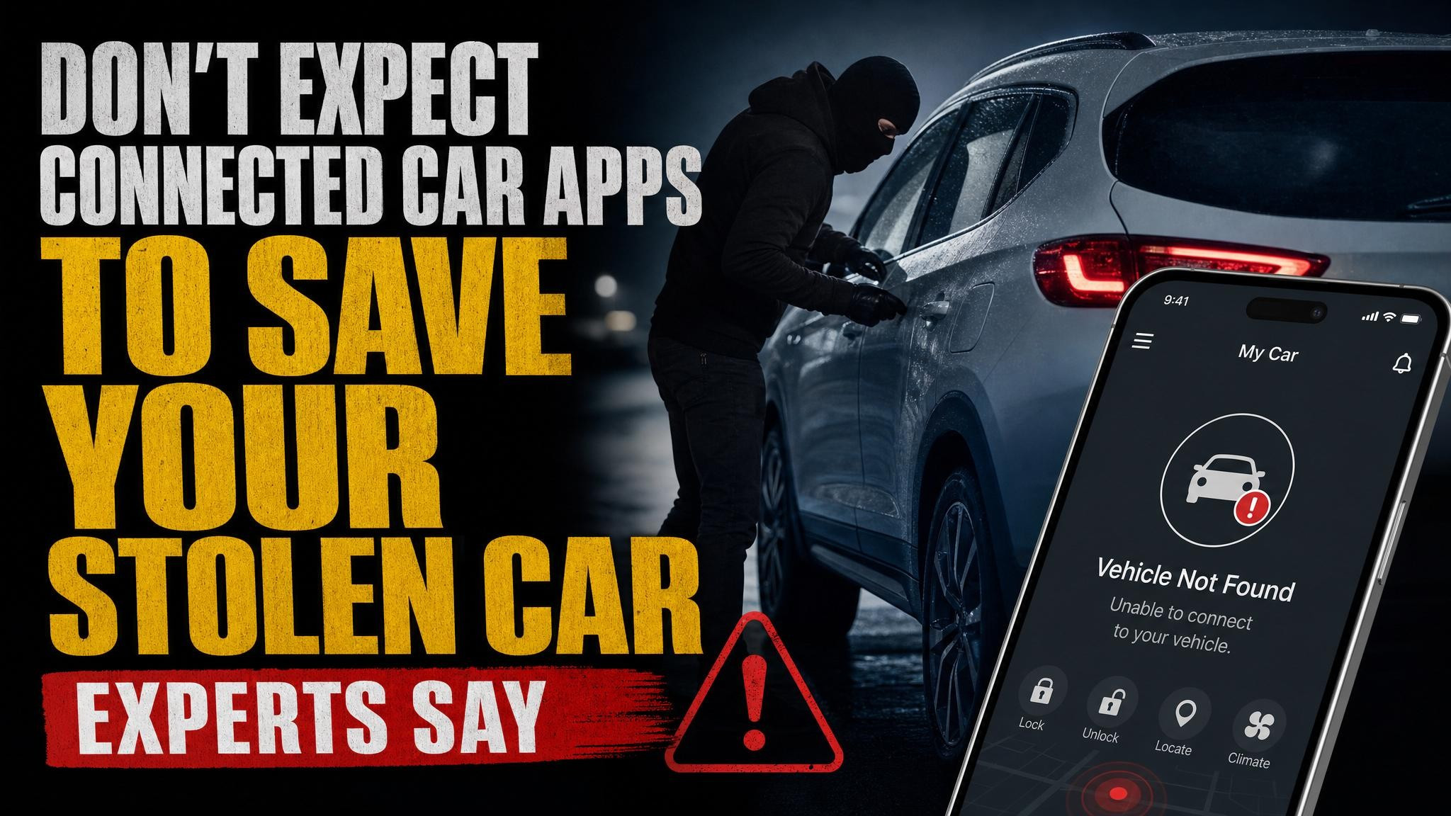 Connected Car Conundrum: Why Your High-Tech Ride Might Still Disappear Without a Trace