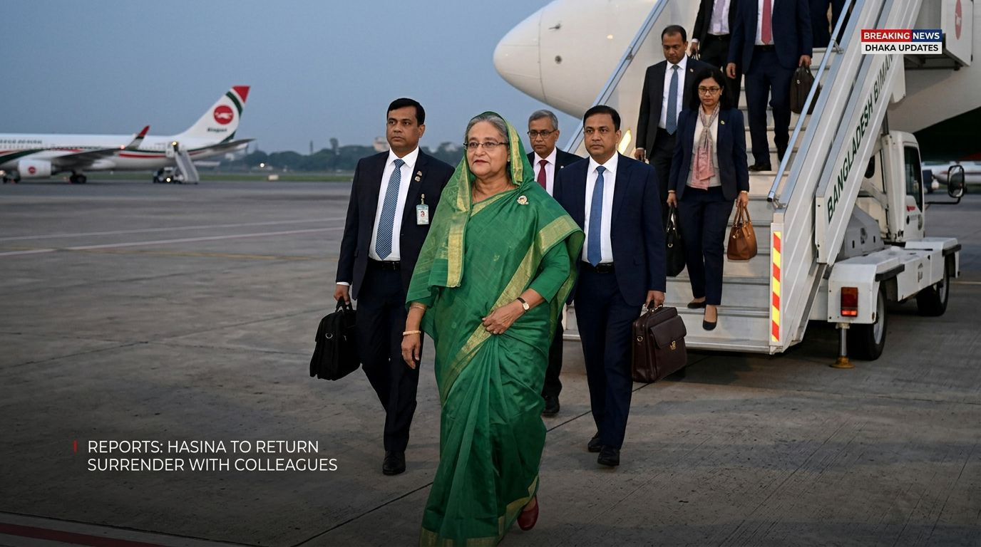Dhaka's Political Vortex: Ex-Leader's Dramatic Return