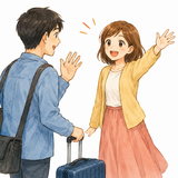 3. むかえます（迎えます）— menjemput