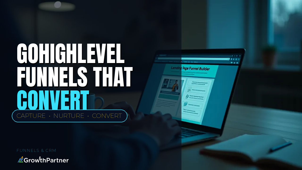GoHighLevel Funnels: Building a High-Converting Lead Capture Funnel Step by Step (2026) — HL Growth Partner, Dr Priya Jaganathan