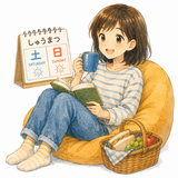 19. しゅうまつ（週末）— akhir pekan