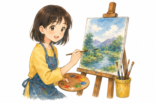 16. びじゅつ（美術）— seni.png