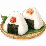 11. おにぎり — nasi bola nasi kepal