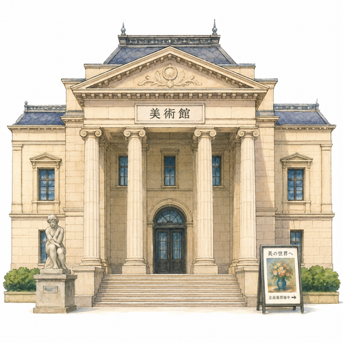 3. 美術館（びじゅつかん）— gedung kesenian museum seni.png