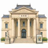 3. 美術館（びじゅつかん）— gedung kesenian museum seni