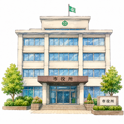 18. 市役所（しやくしょ）— kantor balai kota.png