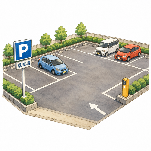 22. 駐車場（ちゅうしゃじょう）— tempat parkir.png