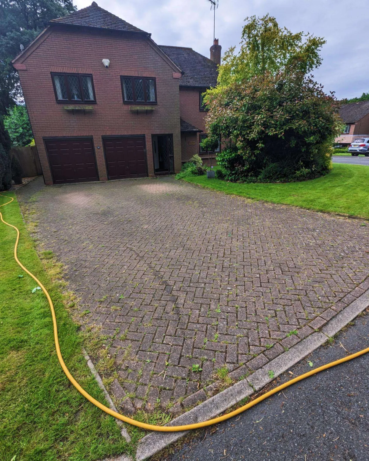 Patio Before Cleaning