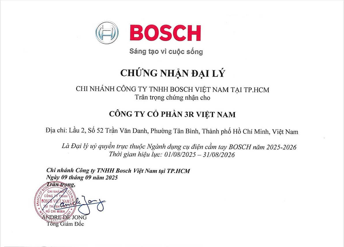Đại lý ủy quyền Bosch