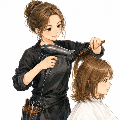 9. 美容師（びようし）— ahli kecantikan penata rambut.png