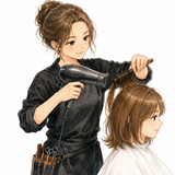 9. 美容師（びようし）— ahli kecantikan penata rambut