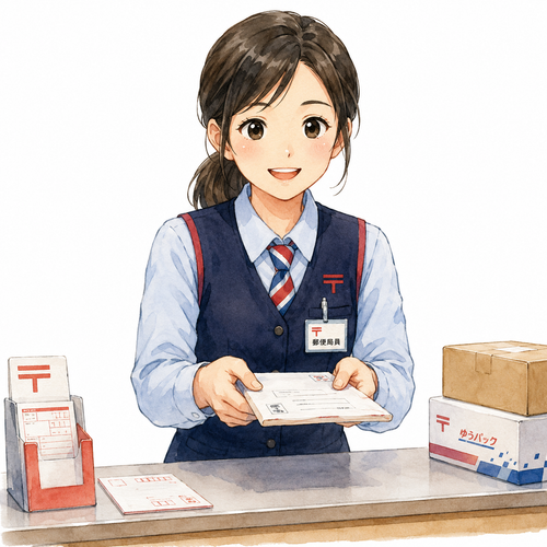 5. 郵便局員（ゆうびんきょくいん）— pegawai kantor pos.png