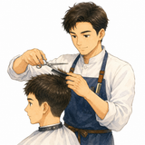 8. 理容師（りようし）— tukang potong rambut