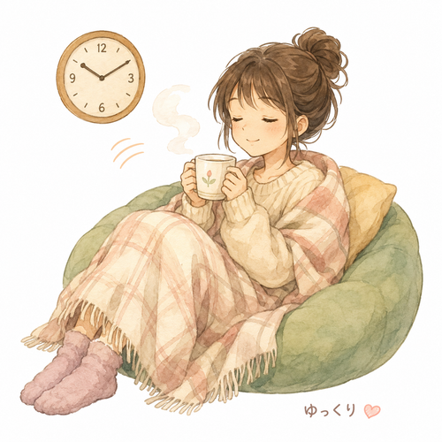 35. ゆっくり — pelan pelan istirahat dengan baik.png