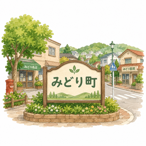 46. みどり町（みどりちょう）— kota fiksi.png