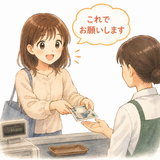 44. これでお願いします — minta dengan ini