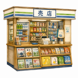 14. 売店（ばいてん）— kios kedai