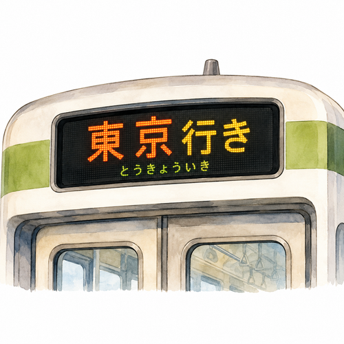 27. ［東京］行き（［とうきょう］いき）— berangkat ke tujuan Tokyo.png