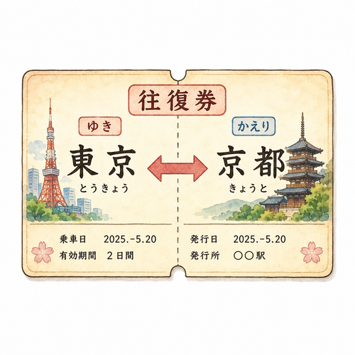 31. 往復（おうふく）— pulang pergi.png