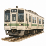 23. 普通（ふつう）— kereta api biasa