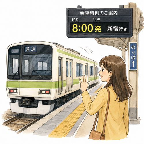 25. 〜発（〜はつ）— berangkat dari berangkat pukul.png