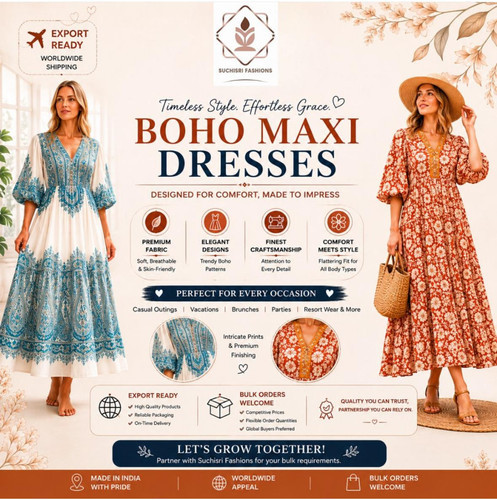 Boho Dress Supplier in Melbourne – Stylish Collections by Suchisri Fashions.jpg