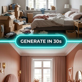 Bedroom with large center window 202607101755
