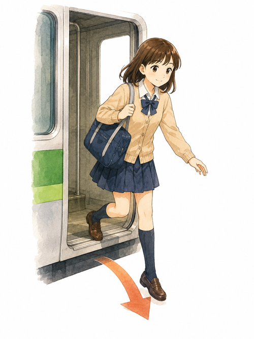 3. 降ります（おります）— turun.png