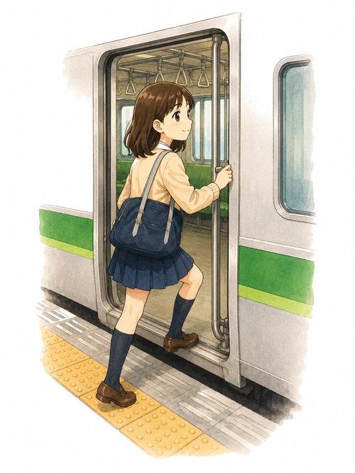 2. 電車に乗ります（でんしゃにのります）— naik kereta rel listrik.png