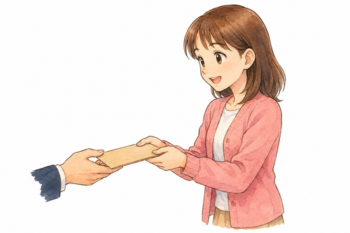 9. 出します（だします）— mengeluarkan menyerahkan mengirim.png