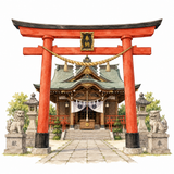 43. 神社（じんじゃ）— kuil Shinto