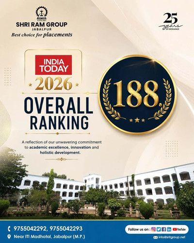 Shri Ram Group, Jabalpur Secures Overall Rank 188 in India Today 2026 Rankings.jpg
