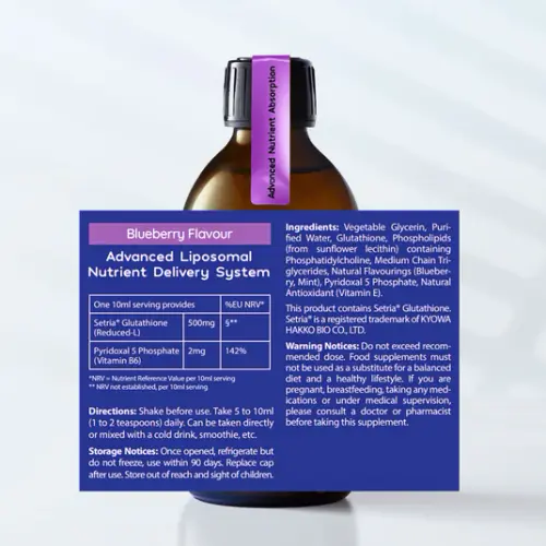 liposomal glutathione liquid 500mg blueberry flavour 4106740.webp
