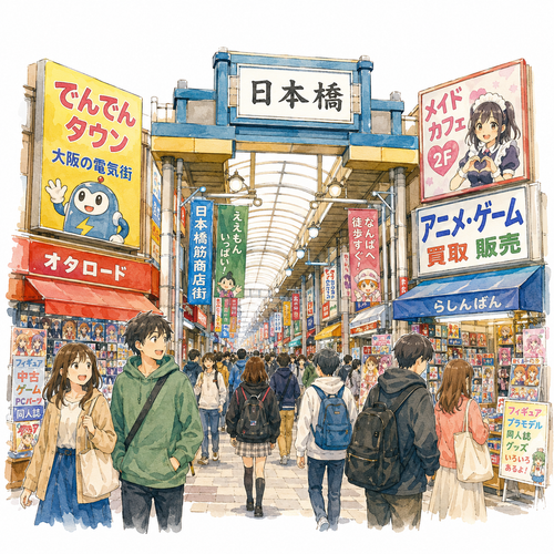 23. 日本橋（にほんばし）— nama daerah perbelanjaan di Osaka.png