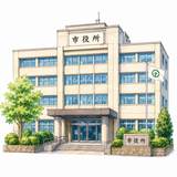 15. しやくしょ（市役所）— kantor wali kota