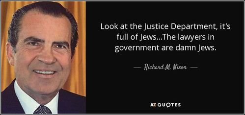 quote look at the justice department it s full of jews the lawyers in government are damn richard m .jpg