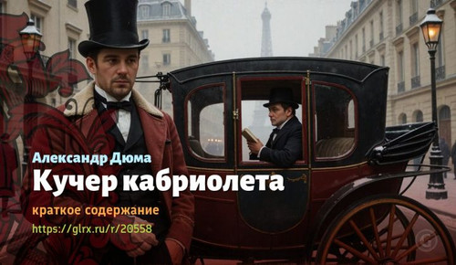 Читать краткий пересказ книги «Кучер кабриолета» (автор: Александр Дюма). Александр Дюма: «Кучер каб.jpg