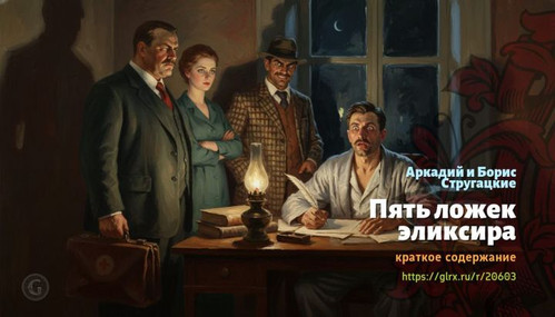 Читать краткий пересказ книги «Пять ложек эликсира» (автор: Аркадий Стругацкий). Аркадий и Борис Стр.jpg
