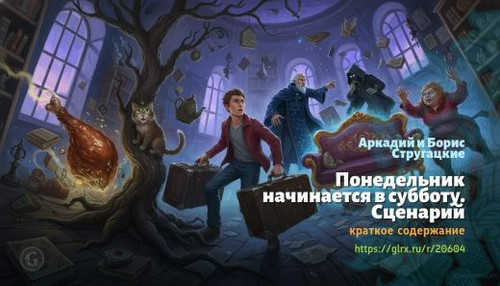 Читать краткий пересказ книги «Понедельник начинается в субботу. Сценарий» (автор: Аркадий Стругацки.jpg