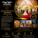 Make your destination wedding memories last forever with PriyaLall's Photography Pvt. Ltd.