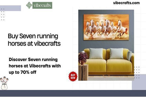 Seven Running Horses Wall Art for Modern Homes-Vibecrafts.jpg