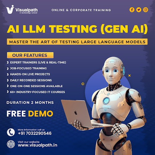 AI LLM Course | Gen AI Testing Online Training at Visualpath.jpg