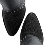 4Q15MA NEGRO mantaraya bota 2 Puntas