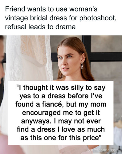 refuse friend borrow wedding dress sharing.jpg
