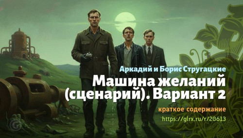Читать краткий пересказ книги «Машина желаний (сценарий). Вариант 2» (автор: Аркадий и Борис Стругац.jpg