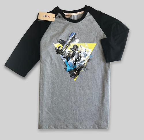 Raglan T Shirt 08 Black Grey.jpg