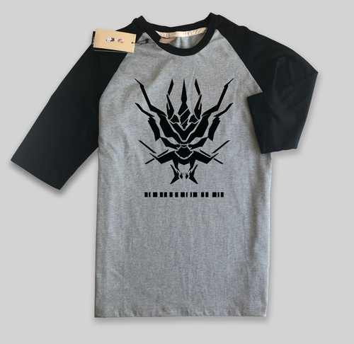 Raglan T Shirt 03 Black Grey.jpg