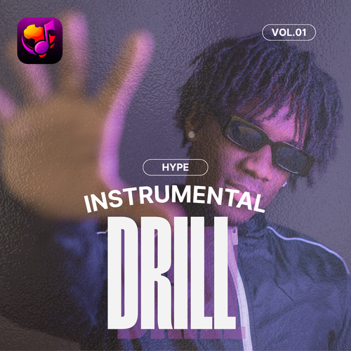 Couverture de Playlist Afrobeats Hip Hop Electro Moderne Violet Blanc.png
